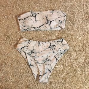 Marble bikini Zaful